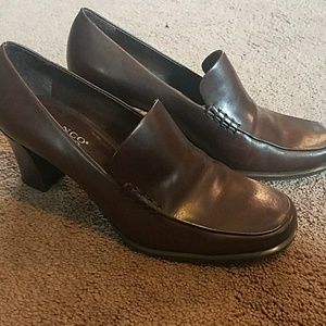 Franco Sarto Shoes Brown Nolan Heels Size 7